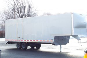 remorque déménagement porte côté
