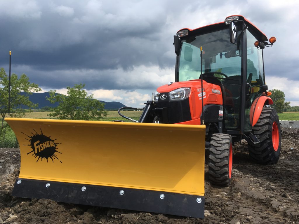 Fisher lame trottoir Kubota
