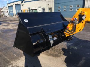 Godet bucket telescopique