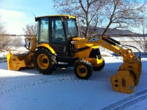 lame neige réversible houle souffleur JCB