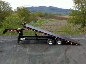 Plateforme basculante dompeur