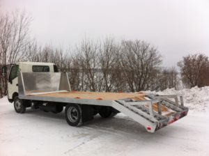 Plateforme aluminium sur mesure