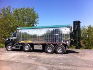 Convoyeur grain dompeur
