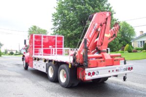 plateforme grue hiab atlas coffre