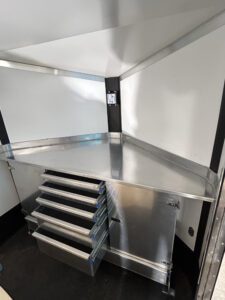 établie aluminium remorque